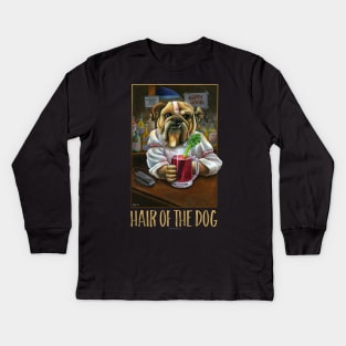 Hair Of The Dog (Hangover Bartender) Kids Long Sleeve T-Shirt